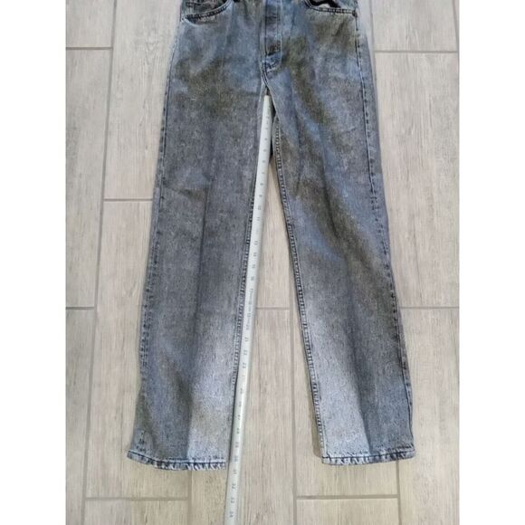 Vintage Levi's XX 501 Dark Black 80s Made in USA Button Fly 34X32 1980s WPL 423 - Picture 10 of 15